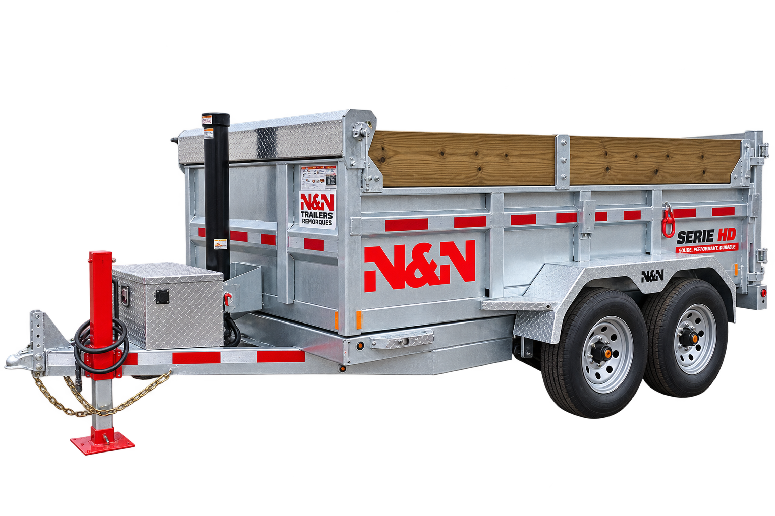N&N 6 by 12 dump trailer